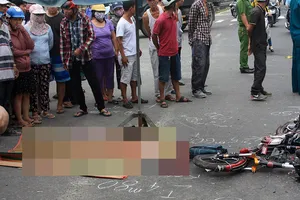 Nữ sinh lớp 8 bị xe tải cán tử vong