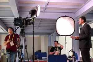 Những phóng viên cuối cùng rời trung tâm báo chí APEC 