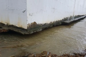 Đơn vị quản lý lý giải xói lở mố neo cầu Thuận Phước