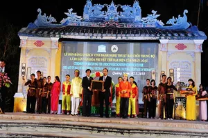 Bài chòi là di sản văn hóa phi vật thể của nhân loại