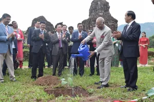 Tổng thống Ấn Độ thăm di sản Mỹ Sơn