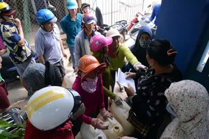 Dân Lý Sơn đổ xô đi mua xăng về dự trữ