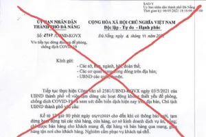 Giả mạo văn bản của Chủ tịch Đà Nẵng về chống dịch, dân tình hoang mang