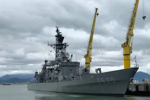 Chiến hạm hộ vệ tên lửa Nhật Bản thăm Đà Nẵng