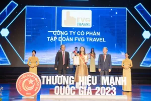 FVG Travel đạt giải Thương hiệu mạnh quốc gia năm 2023