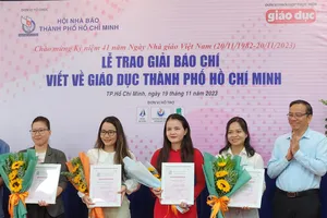  Trao giải báo chí về giáo dục TP.HCM