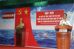 Các tỉnh thành phía Nam chúc tết Vùng 5 Hải quân