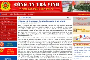 Công an Trà Vinh thông tin việc bị tố bắt người sai quy định