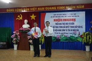 TP Cần Thơ thí điểm trung tâm hòa giải, đối thoại tại tòa