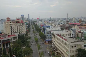 Một góc TP Cần Thơ nhìn từ trên cao