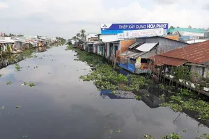 Nước sông ô nhiễm, cả thị xã thiếu nước sạch