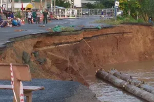 Quốc lộ 91 tiếp tục sạt lở nghiêm trọng