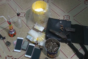 Tang vật tại hiện trường