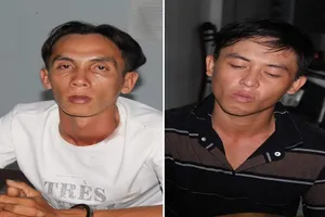 Hai người trộm xe máy ở BV Cần Thơ