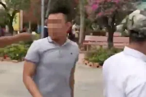 Ảnh vụ việc cắt từ clip