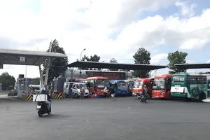 Bến xe khách trung tâm TP. Cần Thơ. Ảnh Hải Dương