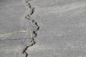 Quốc lộ 91 lại xuất hiện vết nứt mới