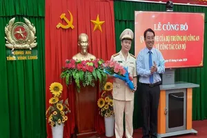 1 trưởng phòng ở Bộ Công an làm Phó Giám đốc Công an Vĩnh Long