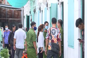 Khu vực nhà trọ xảy ra vụ việc. Ảnh: HẢI DƯƠNG