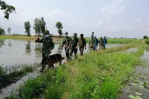 Biên phòng An Giang tăng cường chống dịch tuyến đầu biên giới