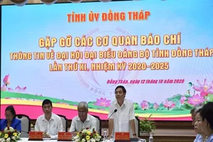 Đồng Tháp: Ông Lê Minh Hoan điều hành đại hội Đảng của tỉnh