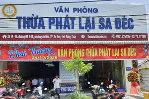 Đồng Tháp: Khai trương Văn phòng Thừa phát lại Sa Đéc