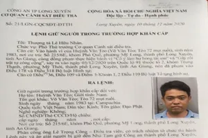 An Giang: Ra lệnh bắt khẩn cấp 4 người vụ hỗn chiến có súng