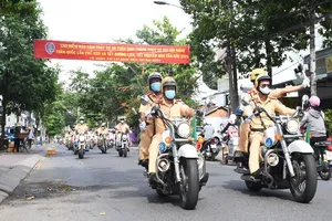 Công an Trà Vinh ra quân trấn áp tội phạm