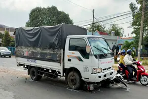 Hiện trường vụ tai nạn. Ảnh: CACC