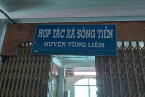 Trụ sở Hợp tác xã Sông Tiền. Ảnh: HD