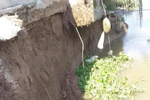 An Giang ban bố tình tình trạng khẩn cấp sạt lở kênh Ông Chưởng
