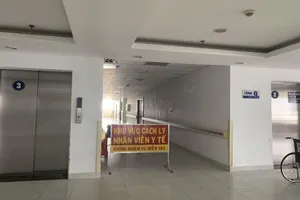 Khu cách ly phòng chống dịch COVID-19 trong bệnh viện ở Cần Thơ. Ảnh: HD