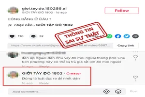 Đăng tin sai để thu hút bán hàng, 1 TikToker ở Cần Thơ bị phạt