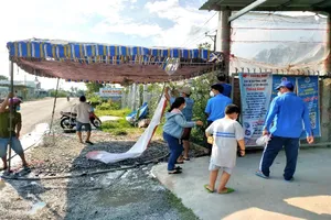 Tháo dỡ chốt kiểm soát trên quốc lộ 57