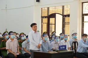 Bị cáo Diệp Văn Thạnh (đứng). Ảnh: HD