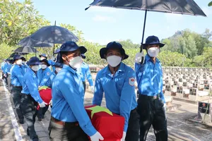 An Giang: Truy điệu, cải táng hài cốt liệt sĩ quân tình nguyện chiến trường Campuchia