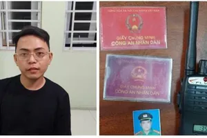 Bắt quả tang 2 thanh niên giả danh cảnh sát hình sự 