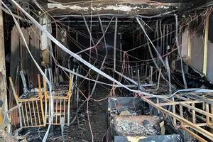 Cháy 2 cửa hàng kinh doanh ở An Giang lúc nửa đêm