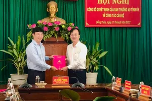 Phó Chủ tịch Đồng Tháp giữ chức Bí thư Thành ủy Cao Lãnh