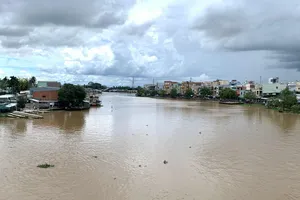 Đoạn tiếp giáp sông Chà Và và sông Cái Vồn