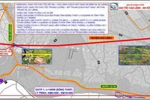 Đề xuất 2 phương án thực hiện cao tốc Cao Lãnh - An Hữu 