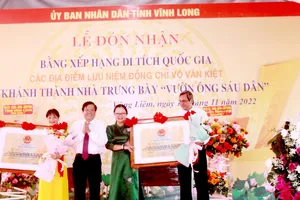 Khu lưu niệm Thủ tướng Võ Văn Kiệt được xếp hạng di tích Quốc gia