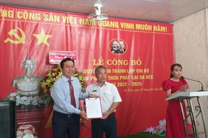 Thành lập Chi bộ Văn phòng Thừa phát lại Sa Đéc