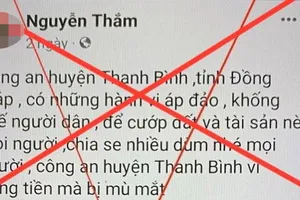 Bị mời làm việc vì đăng thông tin xúc phạm công an
