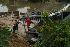 An Giang liên tiếp xảy ra nhiều vụ sụt lún, sạt lở