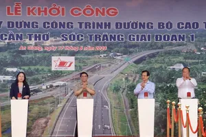 Chính thức khởi công tuyến cao tốc trục ngang đầu tiên tại ĐBSCL