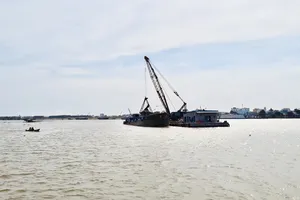 An Giang thu hồi giấy phép khai thác cát khu mỏ sông Tiền 