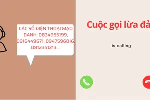 Mạo danh công an Trà Vinh gọi điện lừa đảo lãnh đạo địa phương