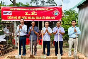 Báo Pháp Luật TP.HCM phối hợp khởi công nhà đại đoàn kết tại Cần Thơ