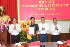Bổ nhiệm Trưởng Ban Nội chính Tỉnh ủy Hậu Giang